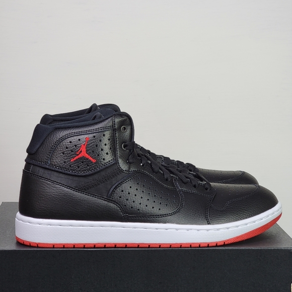 Nike Air Jordan Access Black Red White Men's Shoes - Picture 3 of 8